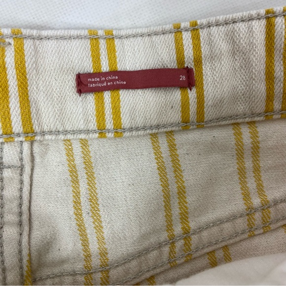 Anthropologie Pilcro Striped Denim Shorts in Yellow
Size 28 - Picture 6 of 11